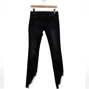 R13 Black Distressed Women's Jeans